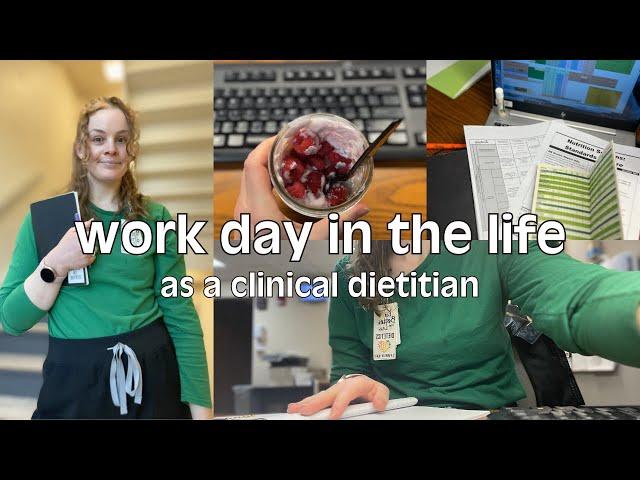 Day in the Life of a Clinical Dietitian *HOSPITAL EDITION* ‍️