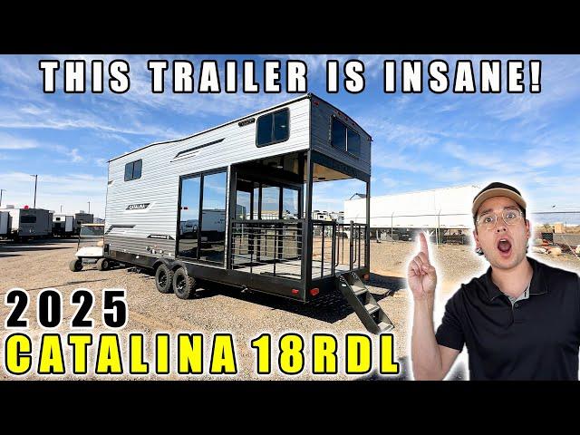 A Tiny Home On Wheels only 32ft!! 2 LOFTS AND TONS OF SPACE!! THE 2025 CATALINA 18RDL