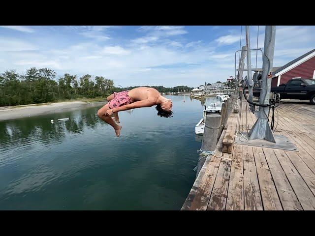 HUGE CLIFFJUMP SENDS AND SKATEPARK SESH