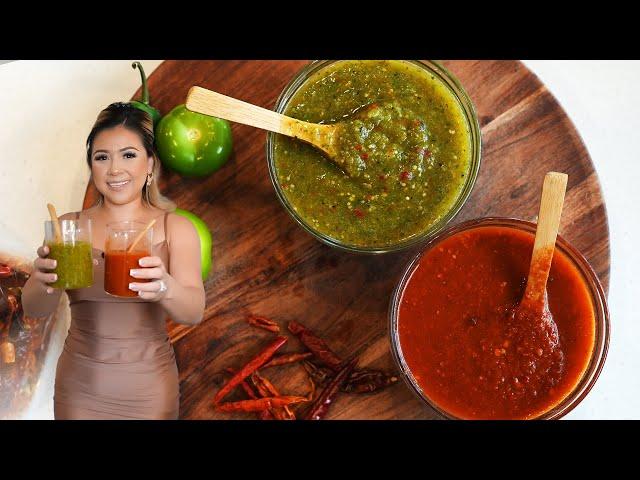 These TWO SALSAS will CHANGE Your Taco Game FOREVER- The incredible SALSA DE ARBOL and SALSA VERDE