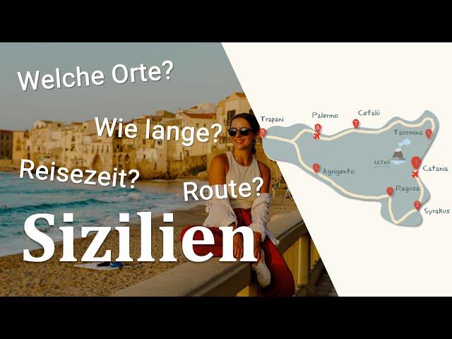 SIZILIEN URLAUB | Reiseroute & Tipps für eine geniale Rundreise