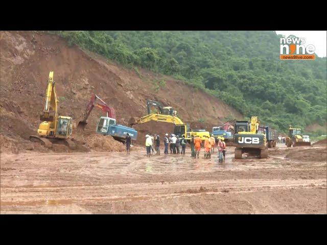 Karnataka:: Restoration Work Underway After Massive Landslide on NH 66 in Uttara Kannada | News9