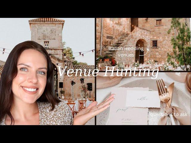 WEDDING PLANNING SERIES: Finding venues in Italy + right the questions to ask