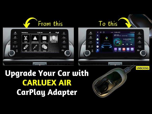 Carluex Air CarPlay AI Media Adapter ⫸ UNBOXING REVIEW ⫷