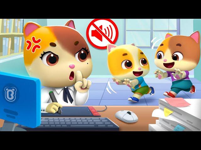 Mommy Went to Work️| Funny Kids Stories | Kids Cartoon | Cartoons | Mimi and Daddy