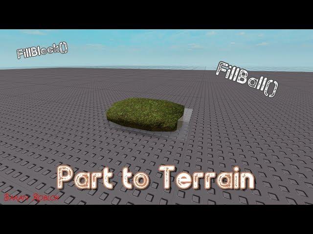 Roblox Studio - Part to Terrain