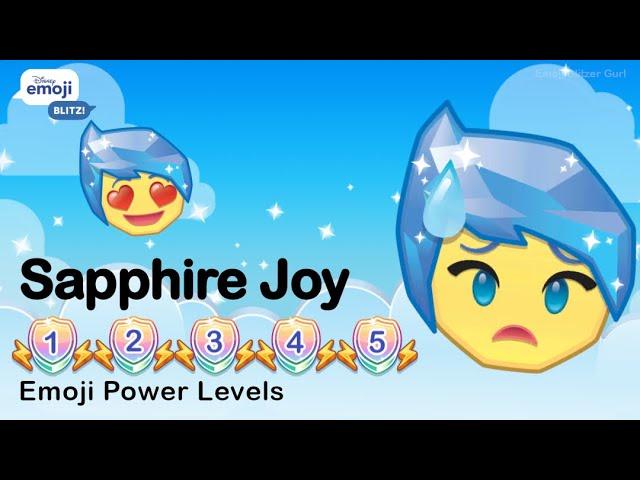 SAPPHIRE JOY (Power Level 1 to 5) - Inside Out - Disney Emoji Blitz - v55