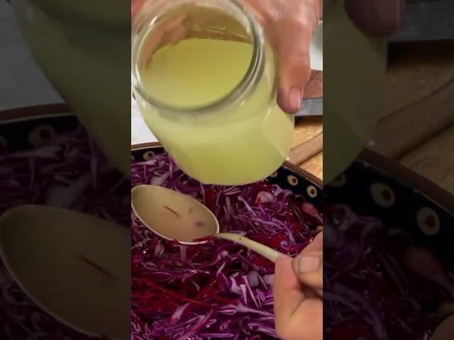 Probiotic Sauerkraut - Simple & Easy