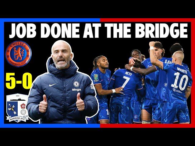 5-STAR CHELSEA! NKUNKU HAT-TRICK | CHELSEA 5-0 BARROW REACTION, REVIEW | CARABAO CUP