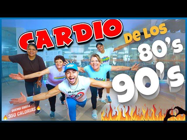 Cardio para BAJAR Peso RAPIDO con CLASICOS de los 80 y 90  DANCE HITS  Perder PESO BAILANDO