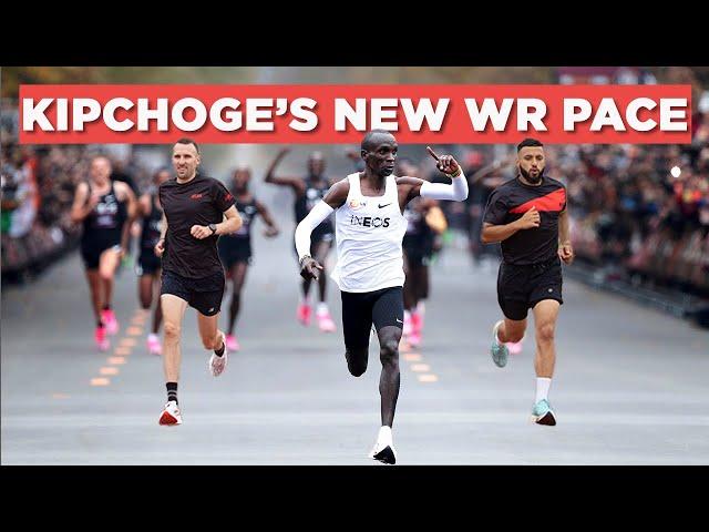 I Tried To Run At Kipchoge's NEW Marathon World Record Pace!