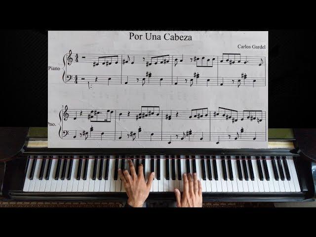 Por una Cabeza - Carlos Gardel | Piano Tutorial