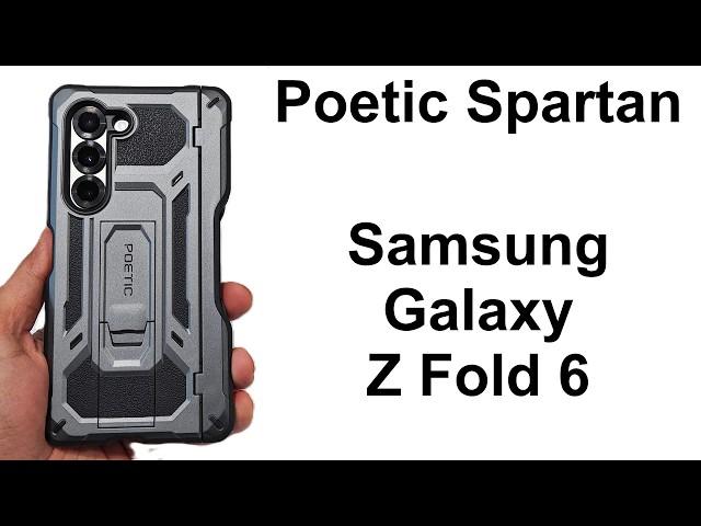 Poetic Spartan Case for Samsung Galaxy Z Fold 6 Review - Best Z Flip6 Case