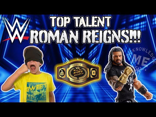 WWE Top Talent Roman Reigns Review (Blindfold Prank )