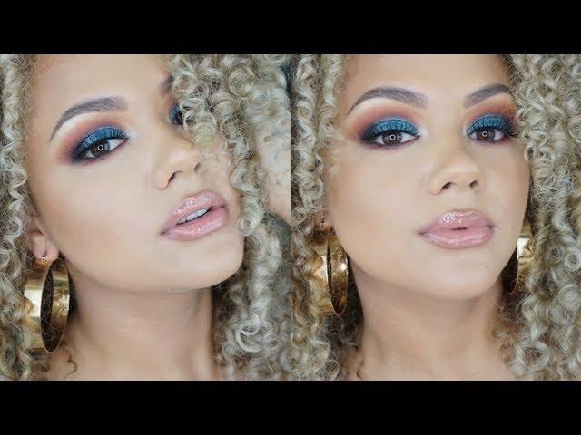 FULL GLAM BLUE CUT CREASE  | ALAMAR COSMETICS | MAKEUP TUTORIAL