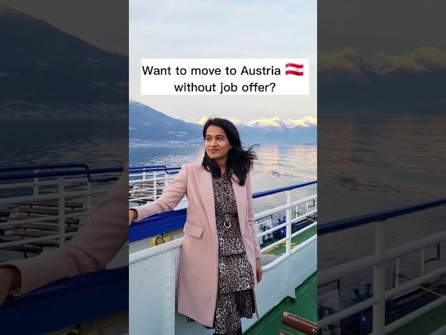 Move to Austria without Job 