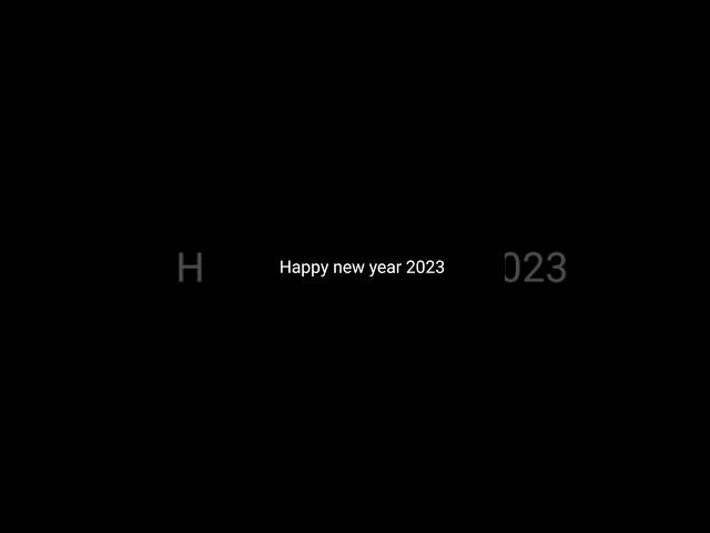 Happy new year 2023