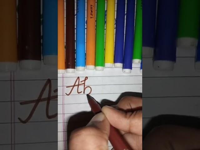 writing the A name Abrish#shortvideo