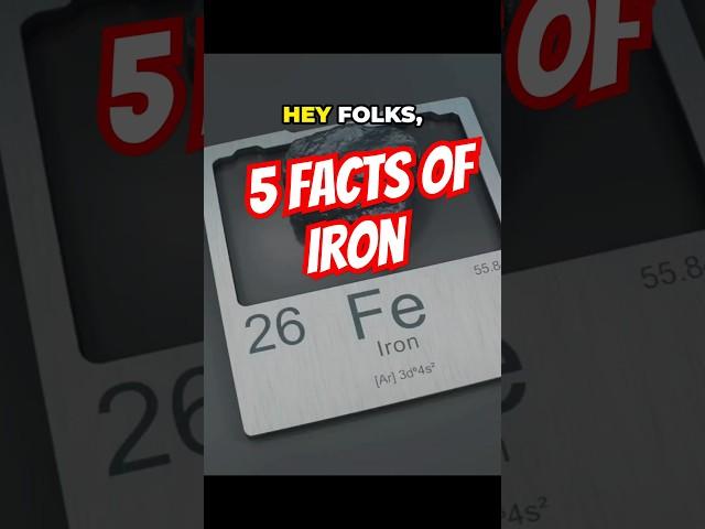 5 Facts of Iron #shorts #facts