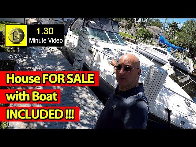 The Boat IS Included ! This is a deal !  | James L Migues | South Florida Real Estate Agent