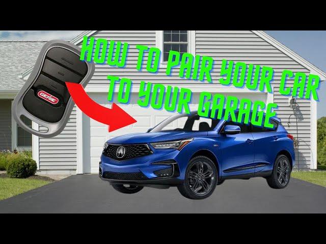 How to pair your vehicle’s homelink to your garage!