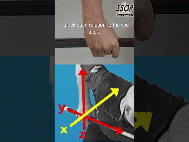 Pool: Shooting Straight and Wrist Rotation #pool #billiard #wristposition #grip #poolcue #straight