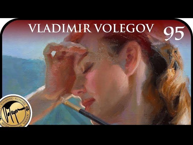 95. Full process Oil painting Time lapse of creation The languor of the dressmaker by Volegov