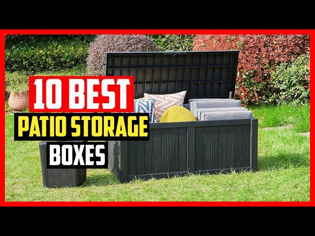 Top 10 Best Patio Storage Boxes in 2024 Reviews