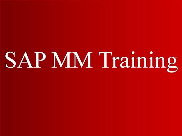 SAP MM Training - Transaction Customizing (Video 37) | SAP MM Material Management