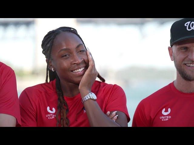 Coco Gauff makes hilarious admission as Team USA celebrate United Cup win｜Taylor Fritz｜Tennis｜Sydney