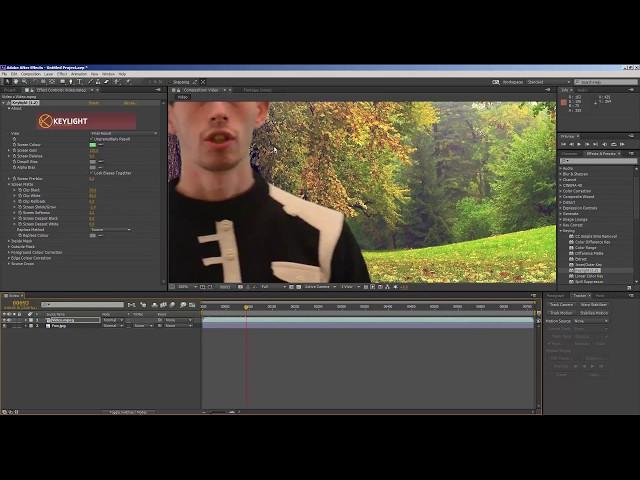 Урок № 9 Кеинг в AE  Замена фона