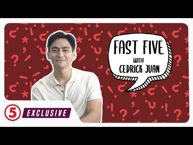 EXCLUSIVE | FAST FIVE with Cedrick Juan