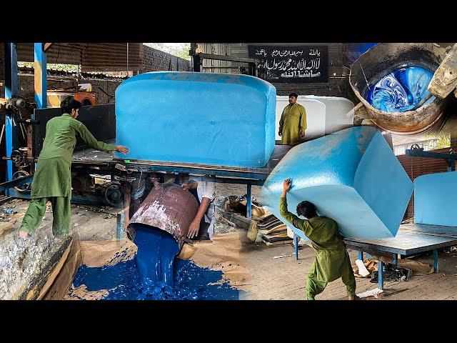 Behind the Scenes: How PU Sponge Blue Foam Sheets Are Made!