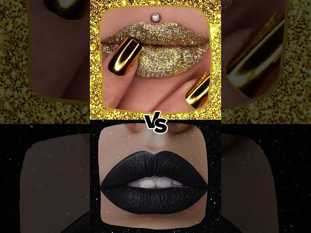 Colorful Contrasts: Any Color Golden vs Black | MQ Drawings And Fun