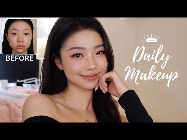 [무쌍 메이크업] MONOLID/HOODED EYE DAILY MAKEUP TUTORIAL | 2024 UPDATE