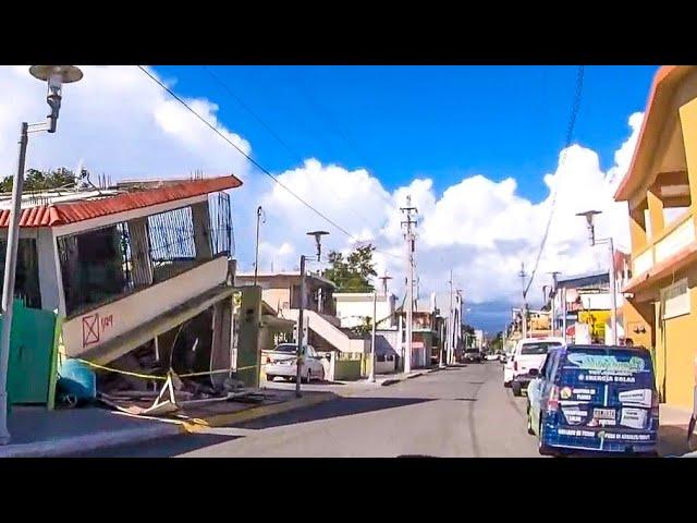 Downtown Guánica, Puerto Rico (After the Earthquakes)