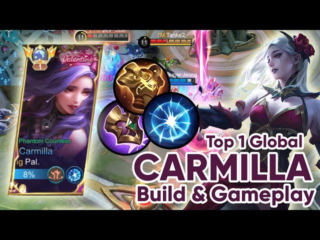 Carmilla Carnage: Insane Regen and Damage !! | Top 1 Global Carmilla Gameplay | New Emblem & Build