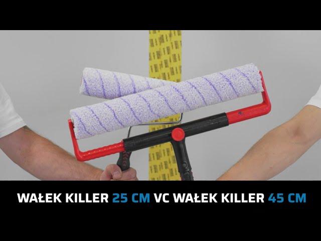 Wałek Killer 25cm VS wałek Killer 45cm