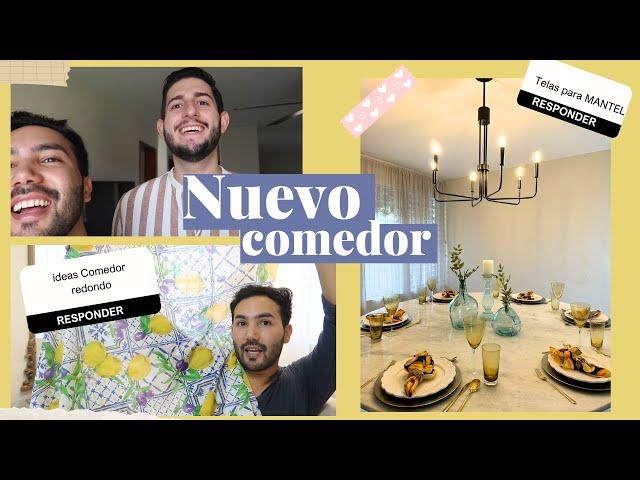 TENEMOS NUEVO COMEDOR + Instalación de Lampara colgante