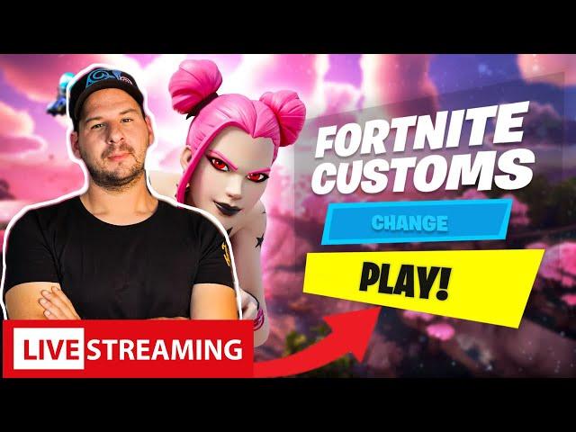 FORTNITE LIVE CUSTOMS #fortnite #fortnitelive