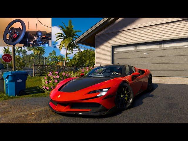 The Crew Motorfest Gameplay - FERRARI SF90 STRADALE | LOGITECH G29.