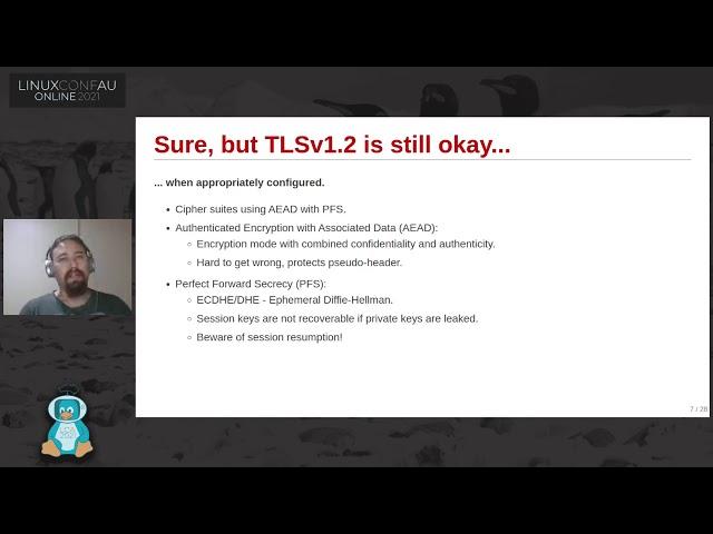 "TLSv1.3 from scratch" - Joel Sing (LCA 2021 Online)