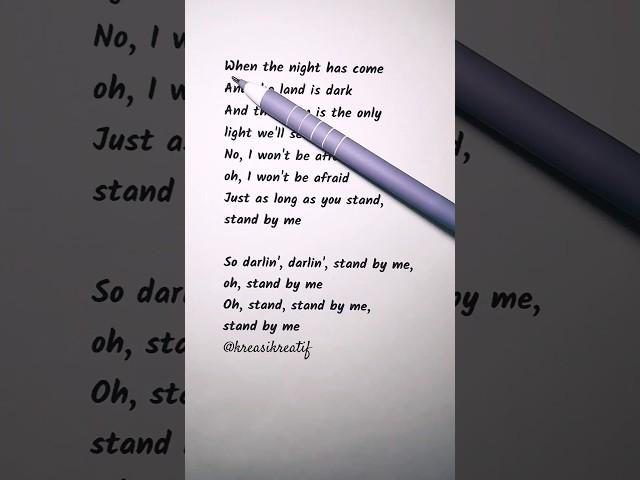 "Stand By Me" — Ben E. King's Promise in Simple English