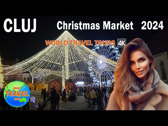 Targul de Craciun din CLUJ 2024  Romania  THE MOST BEAUTIFUL CHRISTMAS MARKET IN ROMANIA  [4K]