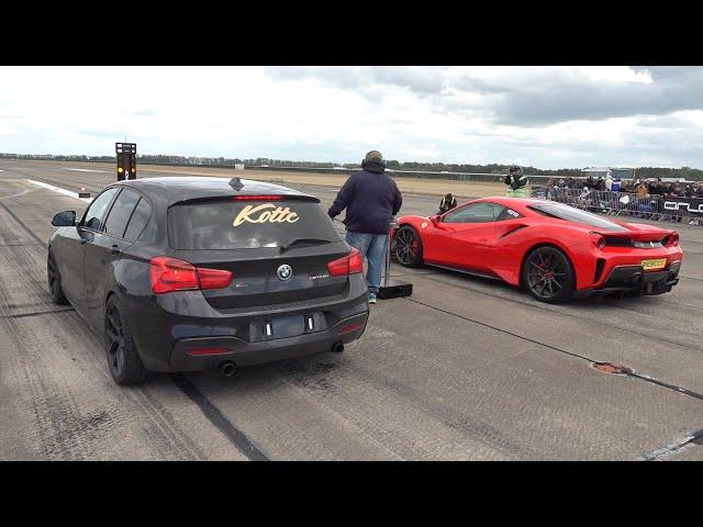 750HP BMW M140i XDrive vs Ferrari 488 Pista