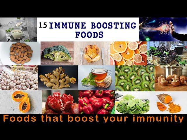 Top 15 foods that boost your Immunity I Immune booster foods I Top 15 foods that boost Immune system