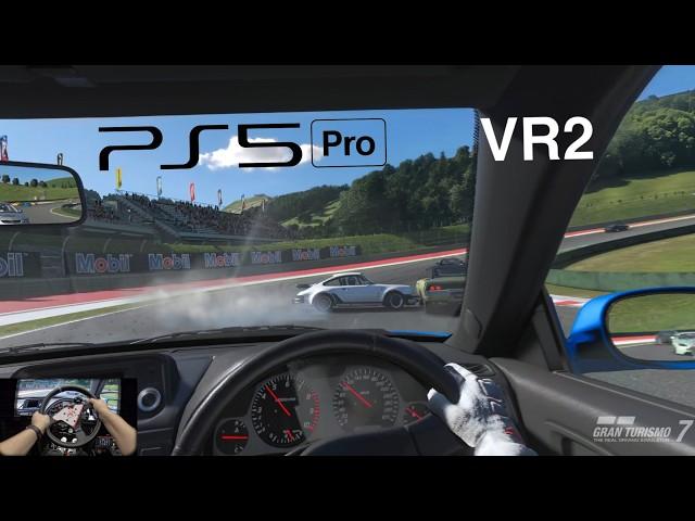 PS5 Pro + PSVR2 - My First Gran Turismo 7 Race! | Fanatec DD+