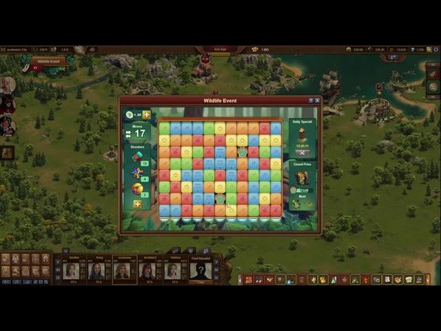 FOE wildlife Event - событие дикой природы, прохождение мини-игры