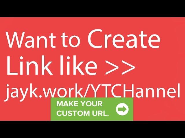 How to create your own branded Custom URL for Free