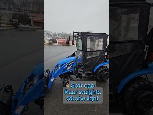 Trade-in Thursday $10,900  NH w/ soft cab & loader! #fortheloveofdirt #kiotitractor #hoovertractor